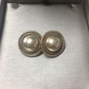 Vintage silver earrings from Mexico